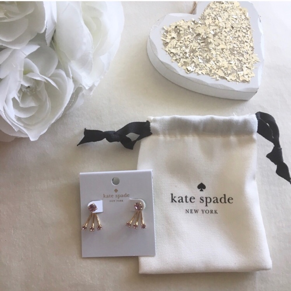 Kate Spade Lilac Petal earrings
